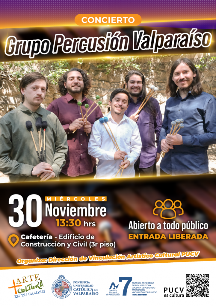 Concierto «Grupo Percusión Valparaíso»