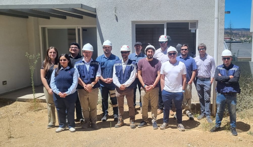 Corfo Valparaíso y académicos realizan visita a obras en el marco de proyecto de transferencia tecnológica.